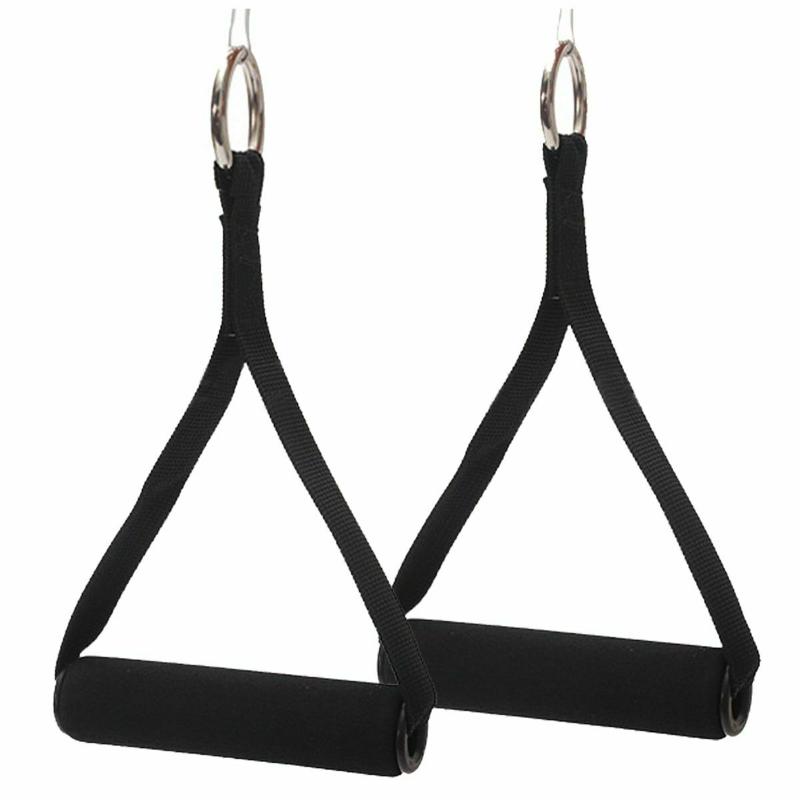

1 Piece Fitness Tricep Rope Attachment Bar Hand Gripper Fitness Resistance Rope Handlebar Equipments Resistance Bands