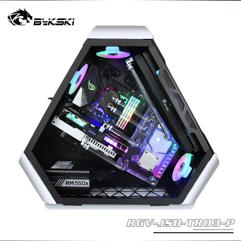 

BYKSKI Acrylic Board Water Channel Kit Solution use for JONSBO TR03 Computer Case for CPU/GPU Block Support DDC Pump RGB/A-RGB1