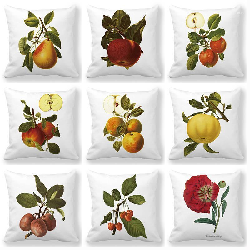 

45Cm*45Cm hand-painted fruit pear design Super Soft Throw Cushion Covers Home Decoration Pillowcase for Living Room1