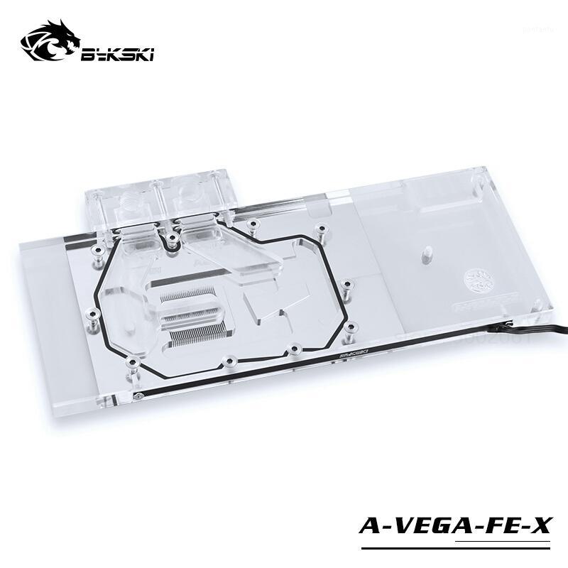 

BYKSKI GPU Water Block Use for AMD/MSI/GIGABYTE/SAPPHIRE/XFX Radeon RX Vega 56/64 Refrence Edition Edition/Full Cover GPU Block1