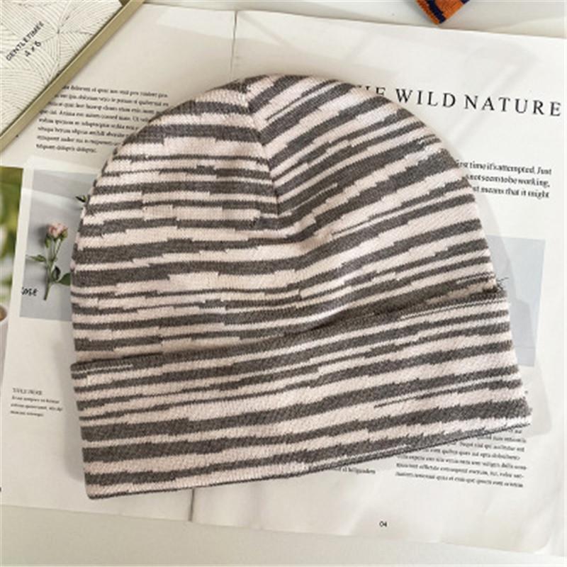 

Winter Women warm knitted Bucket hat beanies holiday melon popular basin cap