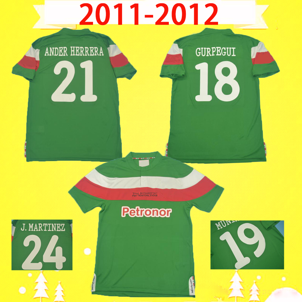 

Final 2011 2012 retro Athletic Bilbao soccer jersey 11 12 TOQUERO football shirt vintage MARTINEZ uniform LLORENTE SUSAETA DE MARCOS SPAIN S-2XL top quality