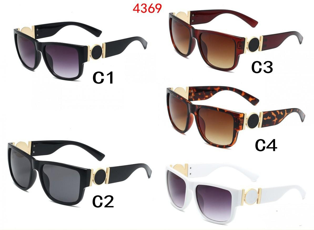 

4369 Sunlgasses Luxury Sunglasses Fashion Men Women Brand Designer Retro Style UV Protection CR-39 Cat Eye Frame Free Come With Case, White;black