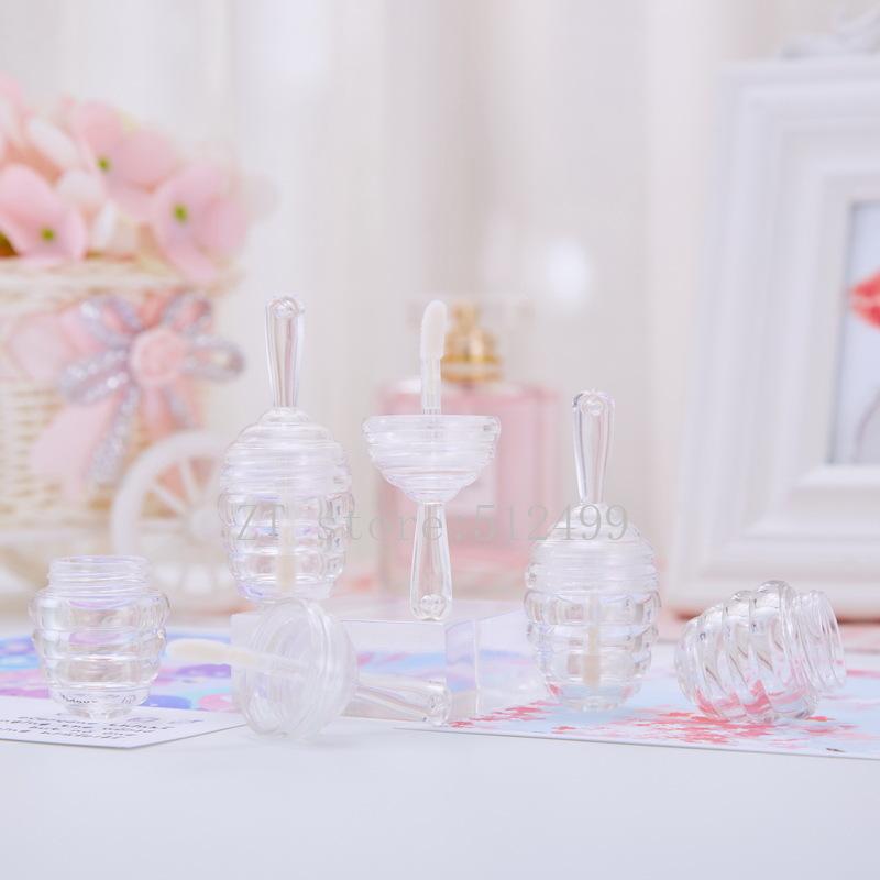 

9ml Honeycomb Lip Gloss Tube Clear Lipgloss Tube Container DIY Empty Lipstick Bottle Lip Gloss Transparent Refillable Bottle