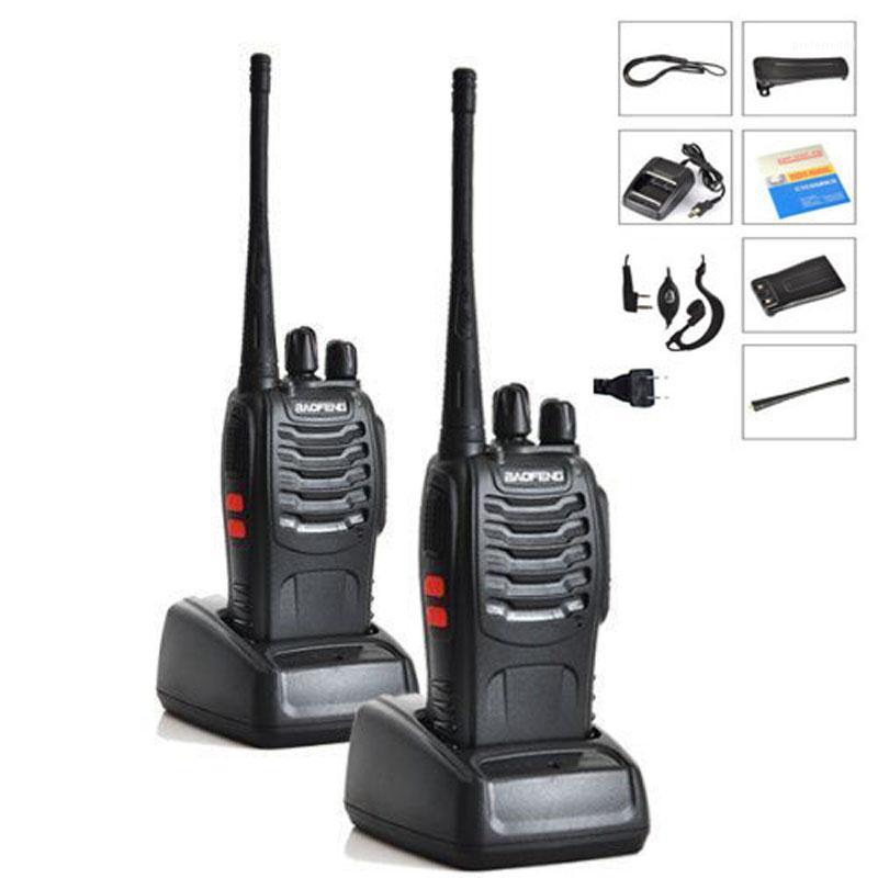 

2PCS/LOT Baofeng BF-888S Walkie Talkie 5W Handheld Pofung bf 888s UHF 400-470MHz 16CH Two-way Portable CB Radio Free shipping1