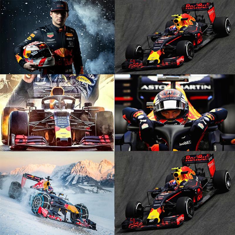 

Hot 5D DIY Diamond Embroidery Racing F1 Racer Handmade Diamond Painting Race Car Needlework Mosaic Cross Stitch Home Decor Gift