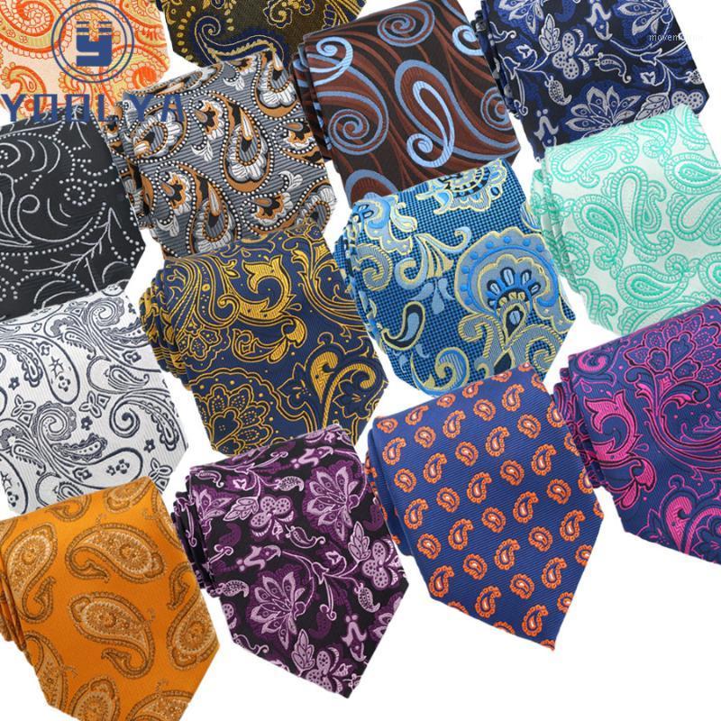 

46 Colors Classic 8CM Tie Men's Floral Paisley Jacquard Woven Necktie Accessories Daily Neck Wear Cravat For Wedding Party Gift1