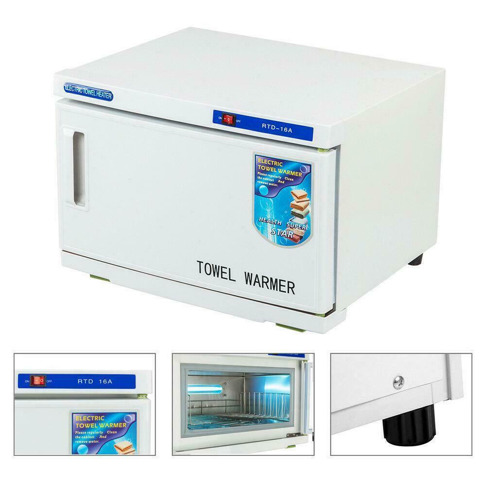 

Hot Towel Warmer 16L 2in1 UV Facial Spa Tattoo Sterilizer Salon Cabinet Heater