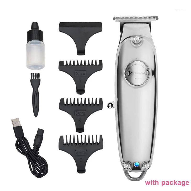 

WEIDZ Gold Silver Hair Clipper with 3 Combs Salon Professional Metal Body Hair Trimmer Sets with Hook Engraving Blade Letter1