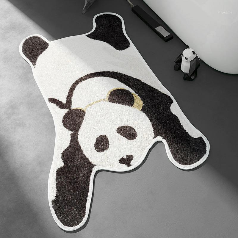

Animal Leopard Printed Rug Tiger Panda Non-Slip Animals Print Carpet for Home Livingroom Door Mat Suck Water Bath MJ7141