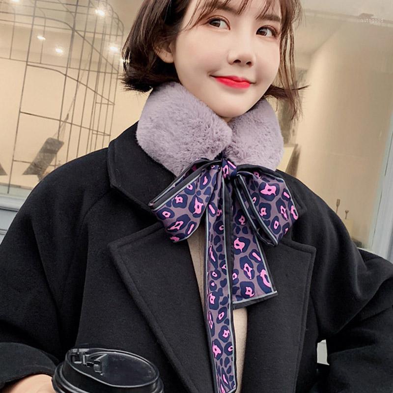 

Scarves Scarf Women Silk Long Winter Accesories Fashion Holiday Polyester Fur Gift1