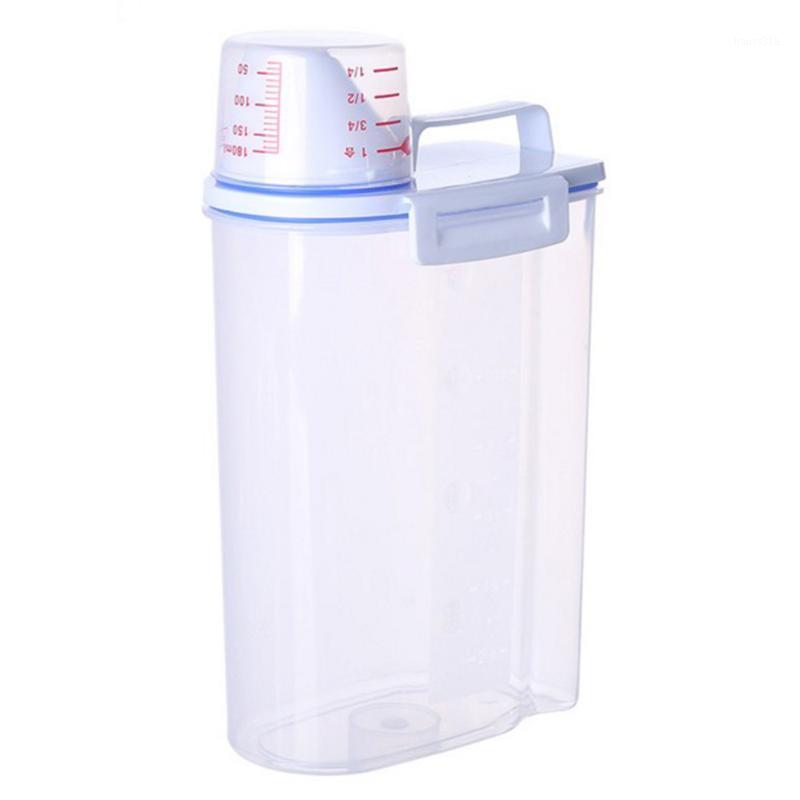 

28*15cm Cereal Dispenser Plastic Grain Storage Box Large Thick Kitchen Sorting Rice Grain Storage Box1