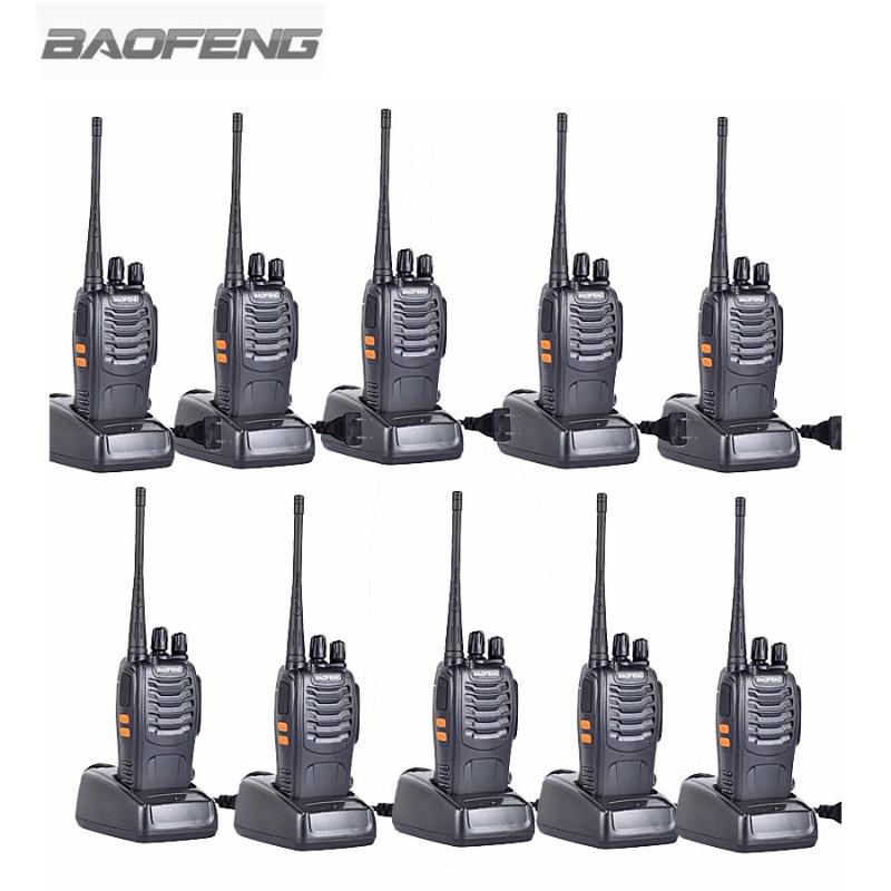 

10PCS BaoFeng Walkie Talkie BF- 888S Black UHF400-470MHz Ham Portable Two Way Radio 5w 16CH