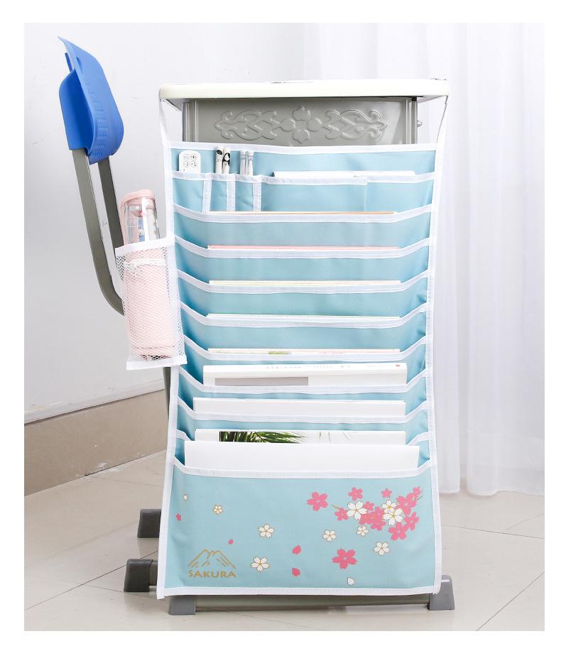 

11 Layer Multifunctional Storage Bag Oxford Document Storage Organizer For Children Printed Learning Supplies Hanging Bag ZH361, Colour 5
