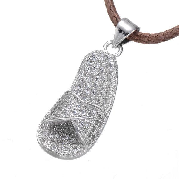 

Juya Women Necklace Suppliesr Pendant Jewelry Micro Pave Bijoux Charms Pendant Necklace For Women