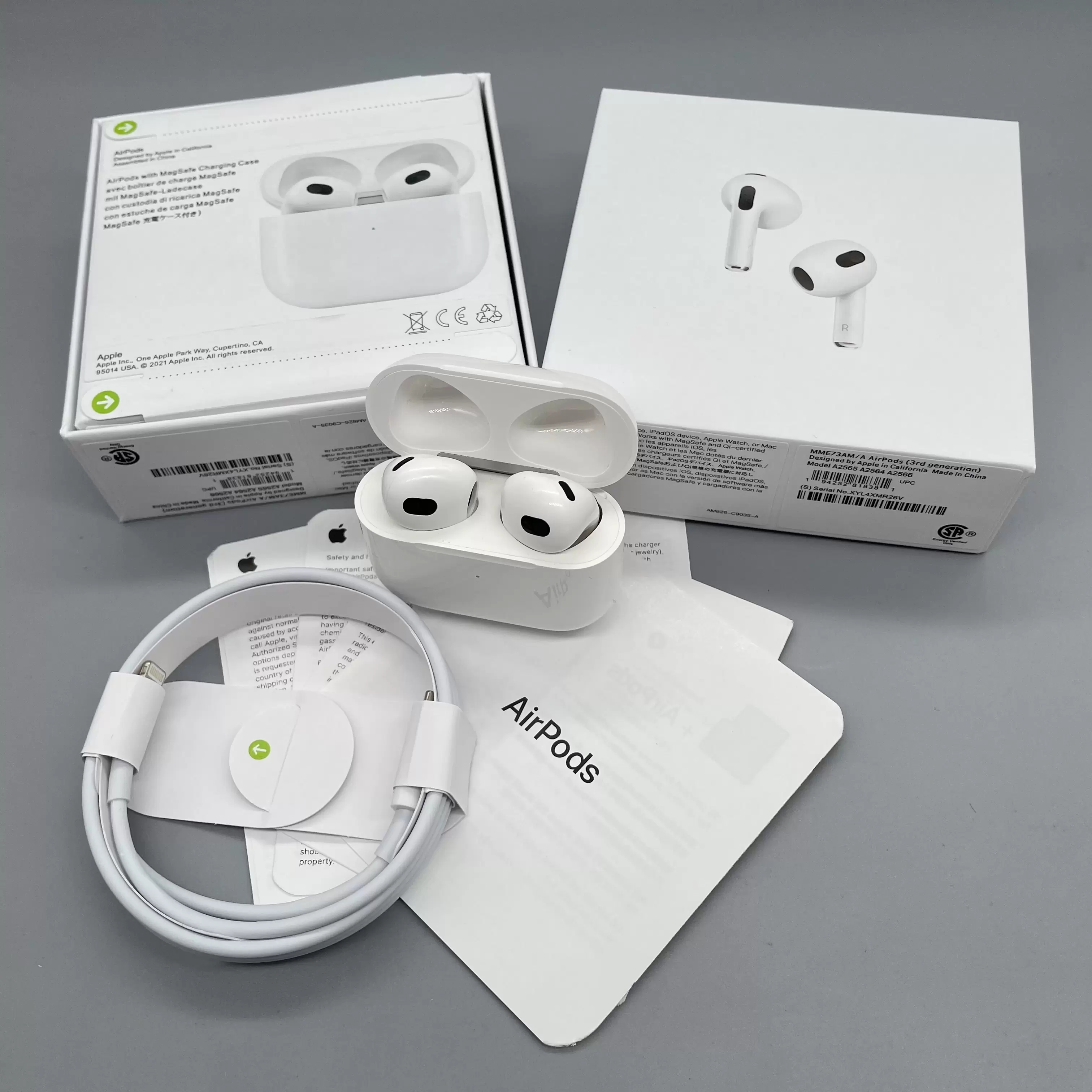 

AirPods 3 Apple Pro Air Gen 3 Air Pods H1 Chip Transparency Earphones Wireless Charging Bluetooth Headphones AP3 Pro AP2 Earbuds 2nd Generation Headsets, White
