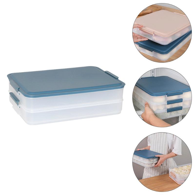

1 Pc Fresh Box Preservation Box Multipurpose Useful Large Capacity Dumpling for Home