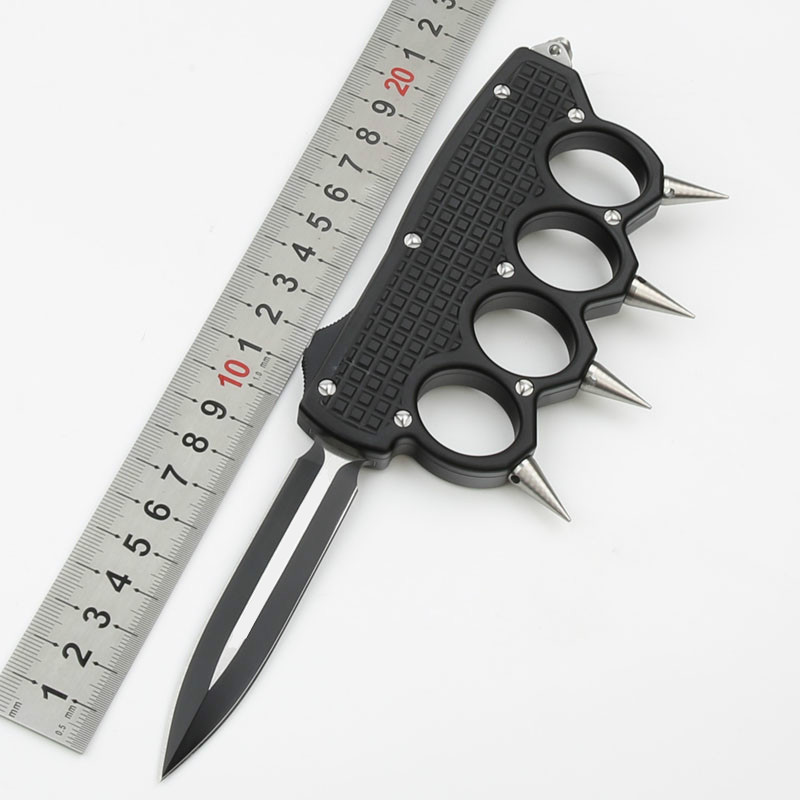 

Microtech outdoor camping wristband knife 8cr15 blade Aluminum alloy handle High hardness tactical automatic edc knife
