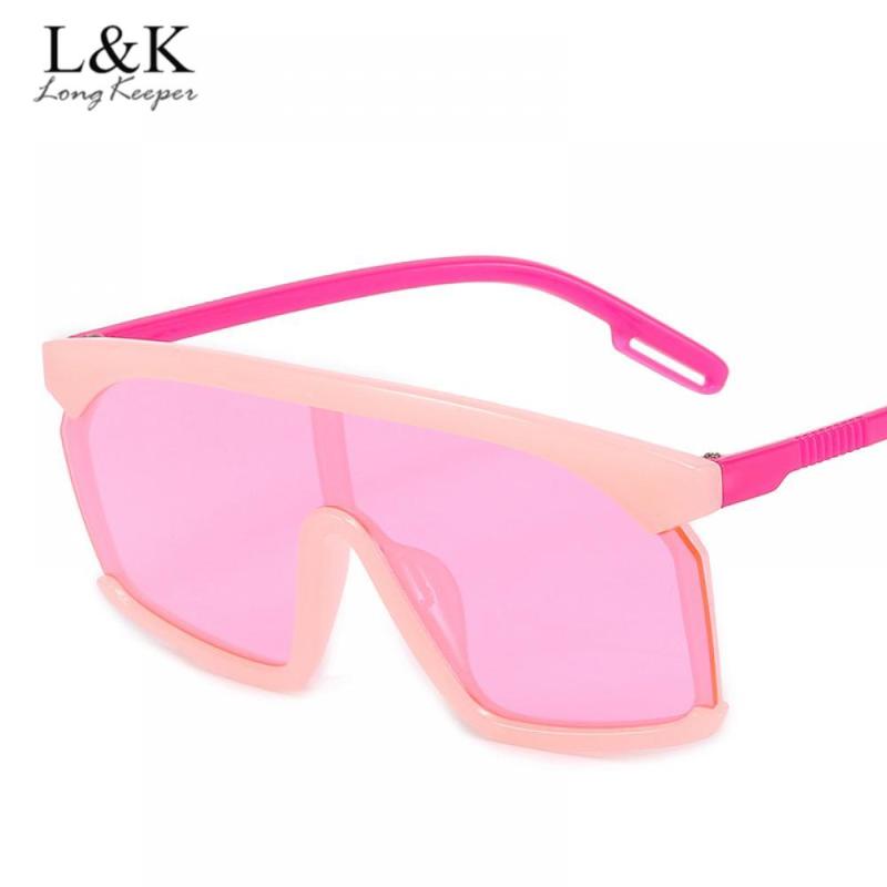 

LongKeeper Oversized Square Kids Sunglasses Girls Baby Boys Vintage Punk Sun Glasses Children UV400 Big Frame Eyewear Gafas