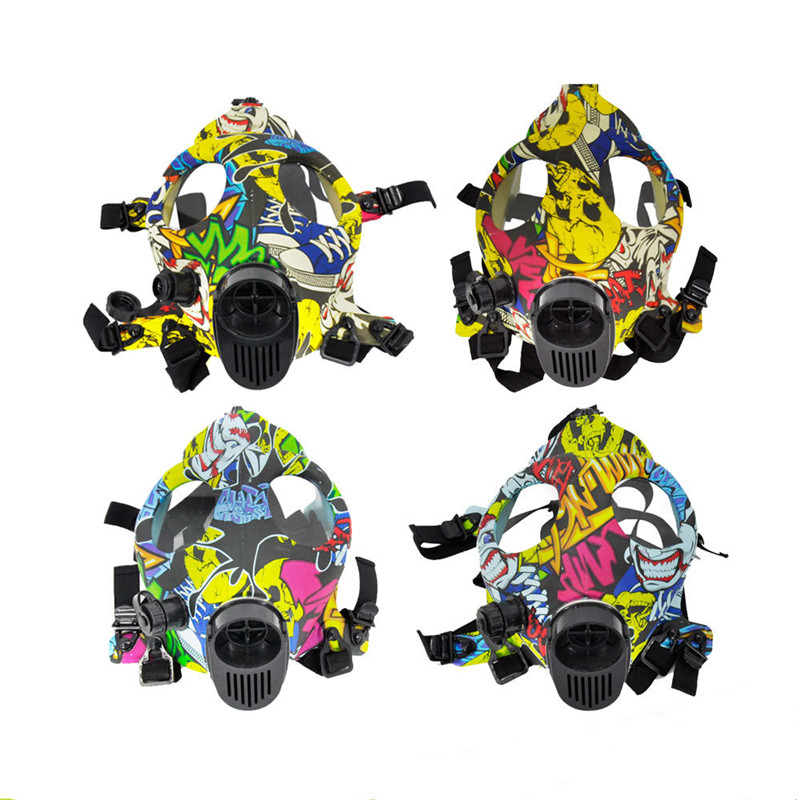 

New Arrival Skull Acrylic Hookah Mask Silicone Gas Mask Smoking Pipes Acrylic Bongs Tabacco Shisha Water Pipe