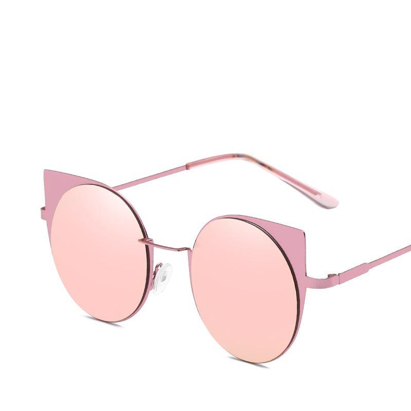 

Sunglasses ELITERA Fashion Cat Eye Sun Glasses Metallic Light Cat-Ear Women's