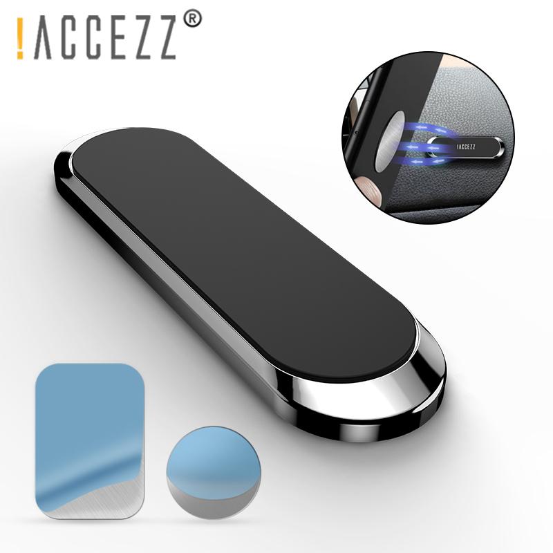 

ACCEZZ Magnetic Car Phone Holder Cell Mobile Phone For S10 Universal In Car GPS Air Mount Holder Stand Dashboard, Black