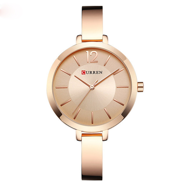 

Luxury Fashion Dress Ladies Bracelet Watches Womens Quartz Stainless Steel Band Rose Gold Wristwatch lady Watch Reloj Mujer, Slivery;brown