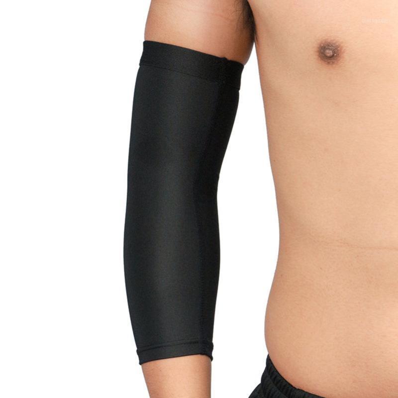 

Breathable Sports Elbow Protectors Crashproof Honeycomb Basketball Elbow Pads Support Guards Pads Arm Sleeve Warmers1, White