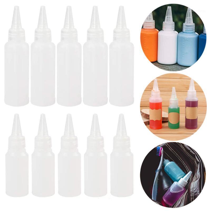 

10Pcs/lot 30/60/100ml Empty PE Plastic Glue Bottles with Screw-On Lids Squeeze Liquid Ink Oil Dropper Bottles1
