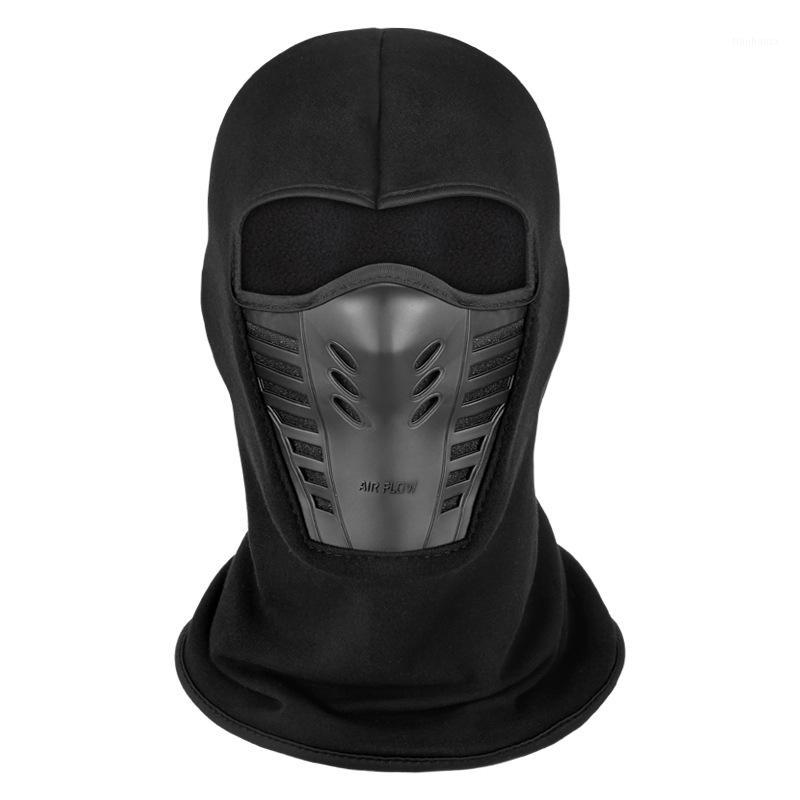

Winter Cycling Outdoor Fleece Warm Full Face Cover Anti-dust Windproof Ski Mask Snowboard Hood Anti-dust Bike Thermal Scarf1, Black