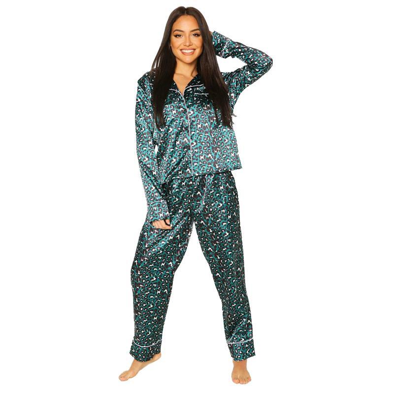 womens sleepwear pajama sets good quality sleep tops + bottoms fashion luxury unisex breathable elegant women clothing hot sell klw5800