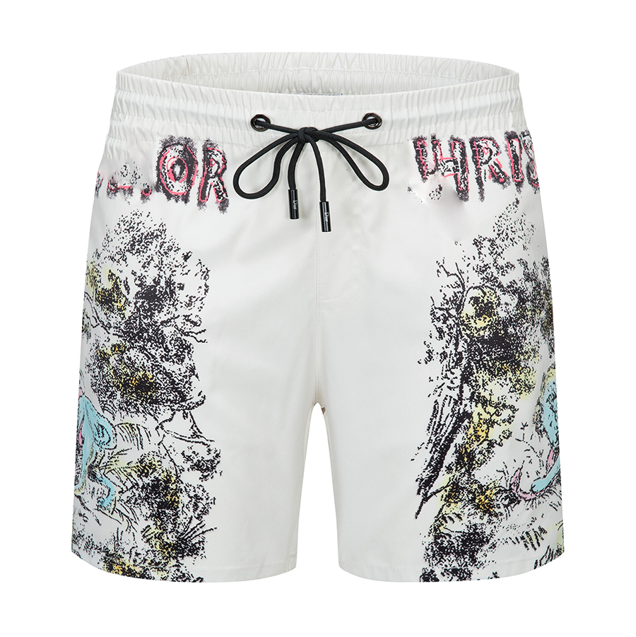 

2022 Summer new men's pants fashion leisure beach pants silky fabric shorts, design style high-end brand,fy 22, Multi