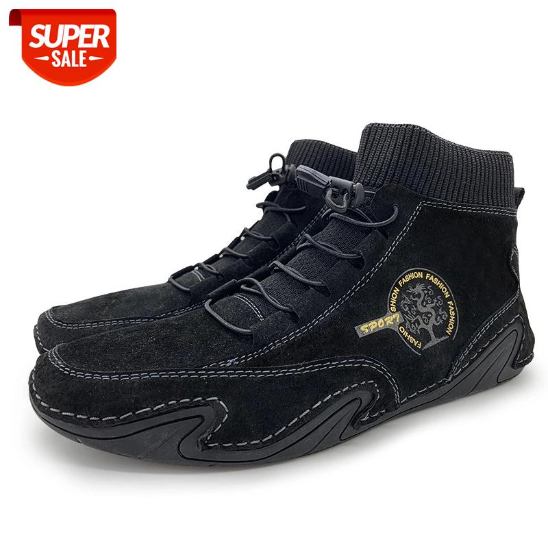 

Zapatillas De Deporte De Piel Vacuno Para Hombre, Mocasines A La Moda, Sin Cordones, Para Conducir, Suave, Masculino #T628, Black