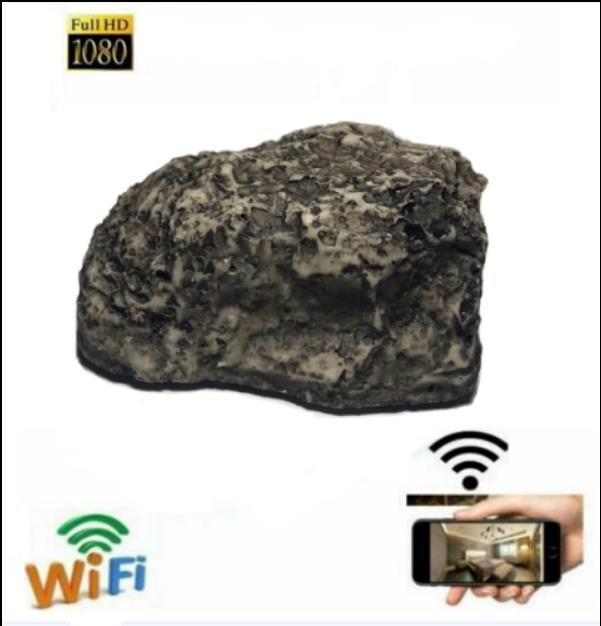 

2022 HOT New Pinhole Cameras 1080P HIGH definition WiFi network mobile decorative stone security nanny butler video recorder security camera