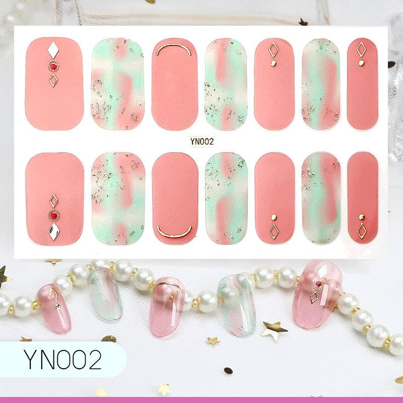 

1pc 5D Nail Sticker New Engraved Embossed Flowers Decals Adhesive Foil Manicure Slider Shiny Nail Art Decorations Tips for Woman, Yn008