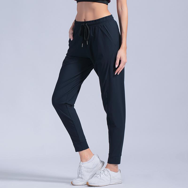 

Women Running Pants Ice Silk Workout Gym Sweatpants Yoga Loose Training Sport Trousers Harem Pants Fitness Jogging Sportswear, W18c-3