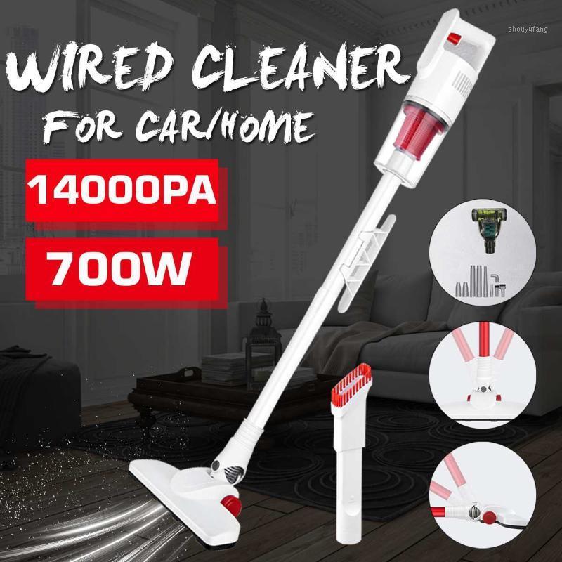 

14000PA 700W 2-in-1 Handheld Wired Vacuum Cleaner EU Plug Portable Multifunction Mite Removal Machine Red Wall - mounted Cleaner1