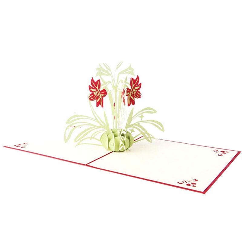 

3D Up Cards Daffodil Birthday Anniversary Mother's Day Thank You Christmas E56E