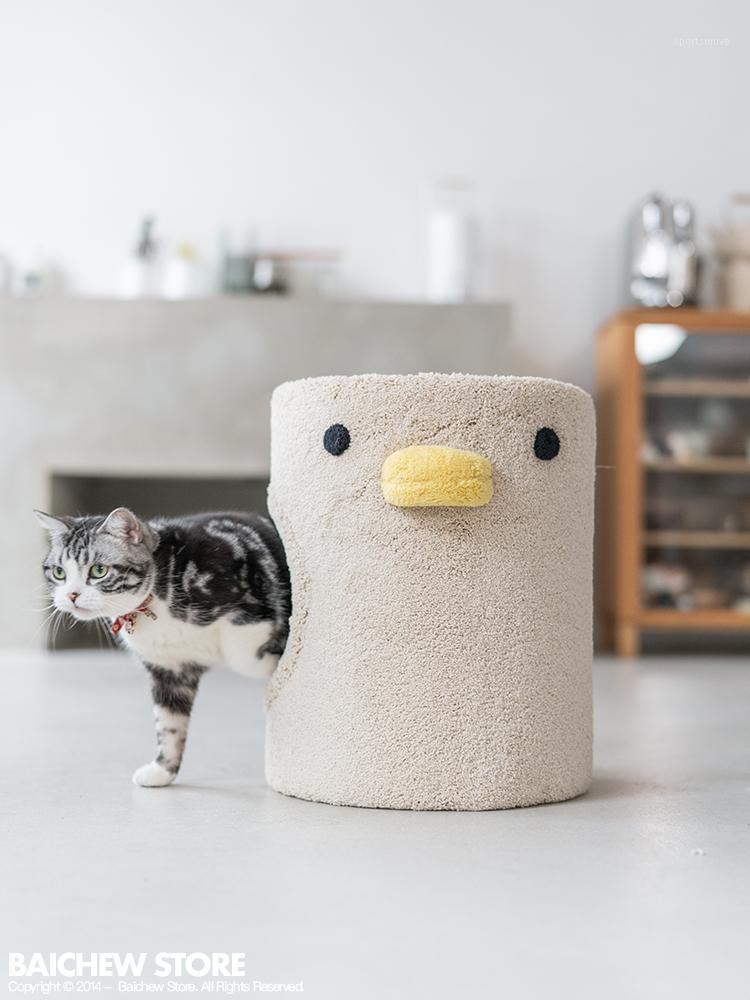 

Little yellow chicken, cat climbing frame, scratch resistance, nylon nest grinding1