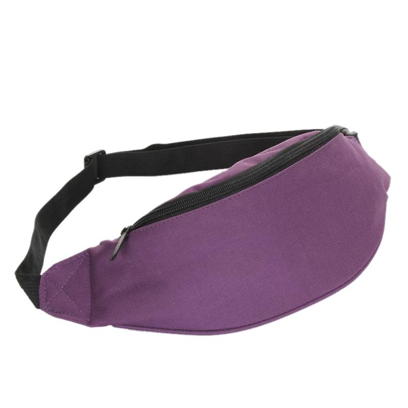 

Bag Fanny Pack Hip Waist Festival Money Pouch Belt Wallet Sport Holiday Kids purple