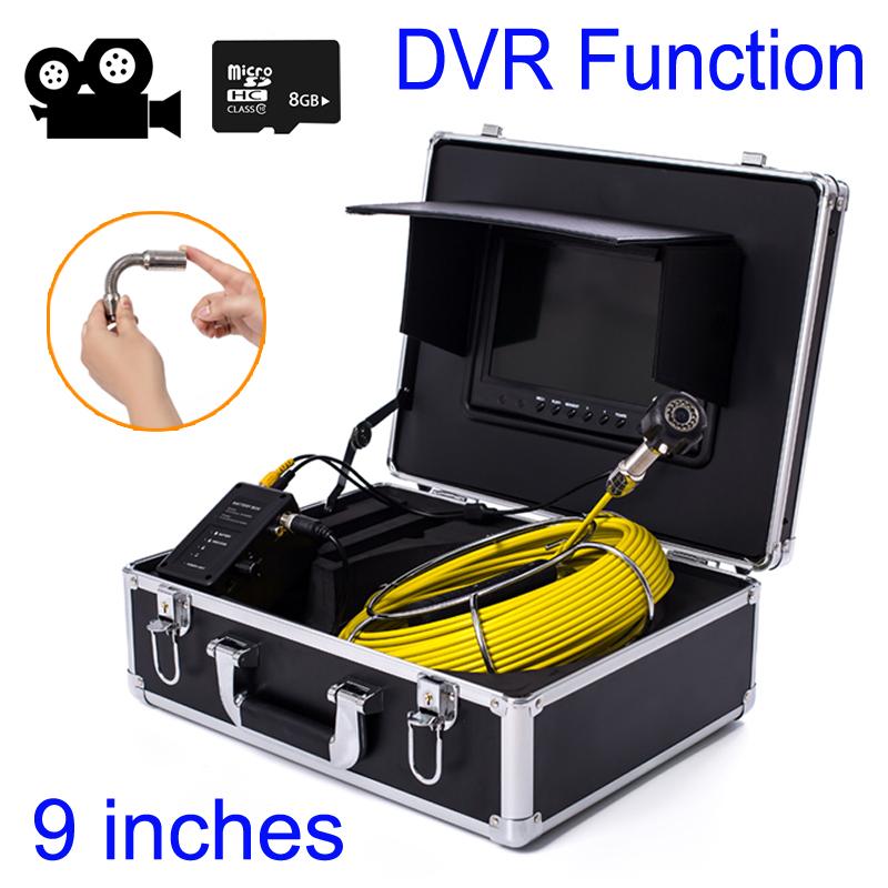 

WP90 8GB SD Card IP68 Waterproof DVR Recoding Portable Carry Case Pipeline Inspection 9" TFT LCD Monitor