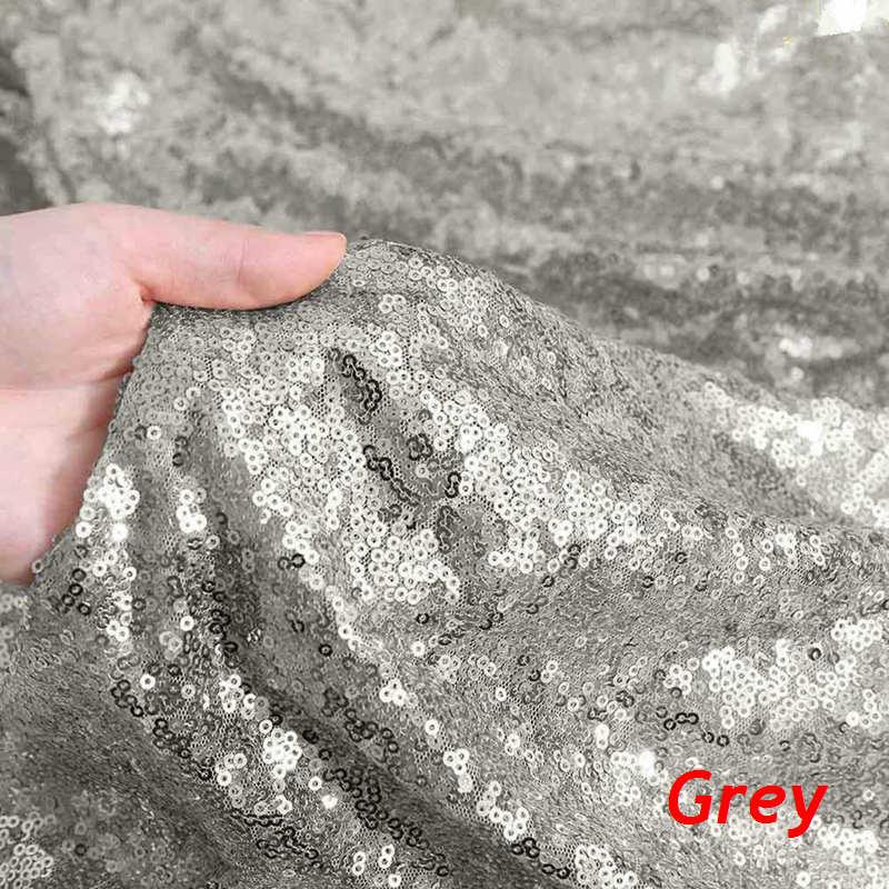 

Table Cloth 2Yard Embroidery Sequin Fabric Material Grey Sparkly Used To Make Clothes Shoes Bags Wedding Partie Event Decor-527, Red