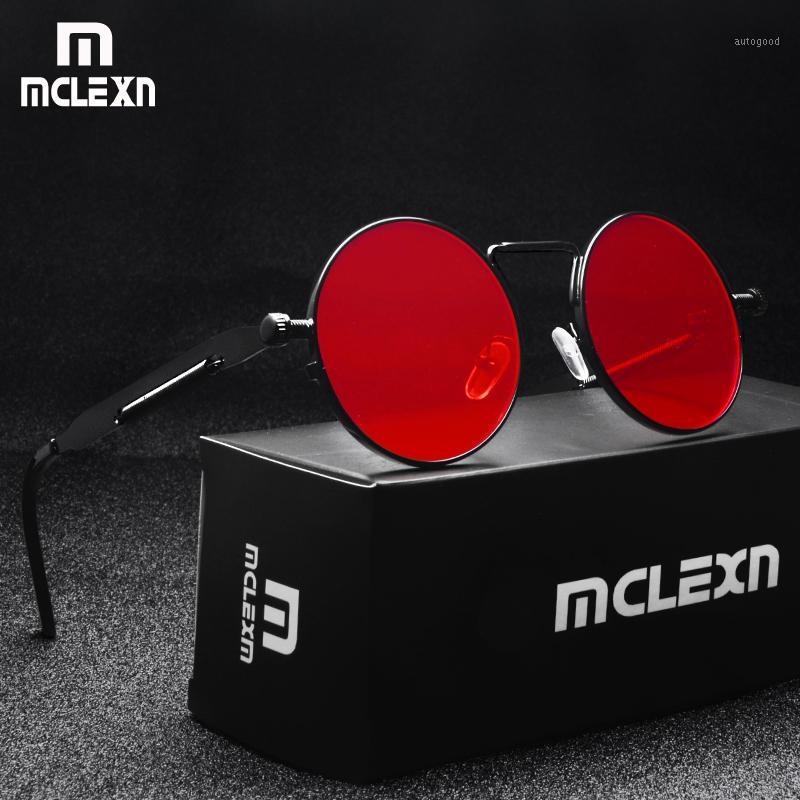 

Sunglasses Round Steampunk Women Men Fashion Retro Circle Metal Steam Punk Gold Black Goggles UV400 2021 1