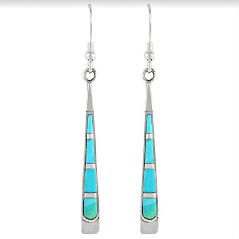 

Artificial Opal Light Blue Earrings Long Style Geometry Alloy Ear Pendants Women Grace Earring Fashion Jewelry Accessories 3 2qka P2, Golden