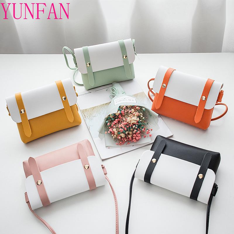 

PU Leather Korean Version of The New Ladies Mini Casual Small Square Bag Shoulder Messenger Mobile Phone Bags Bolsos Mujer, Black