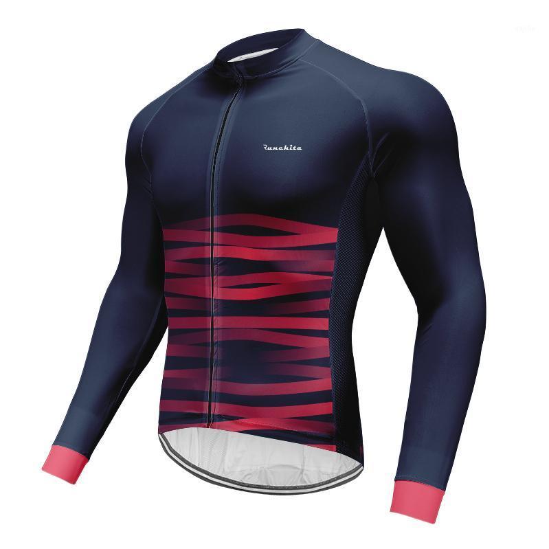 

2020 New RUNCHITA Brand Bike Breathable Jersey Quick Dry Long Sleeve Maillot Ropa Ciclismo Pro Team Bicycle Clothing Cycling Cl1