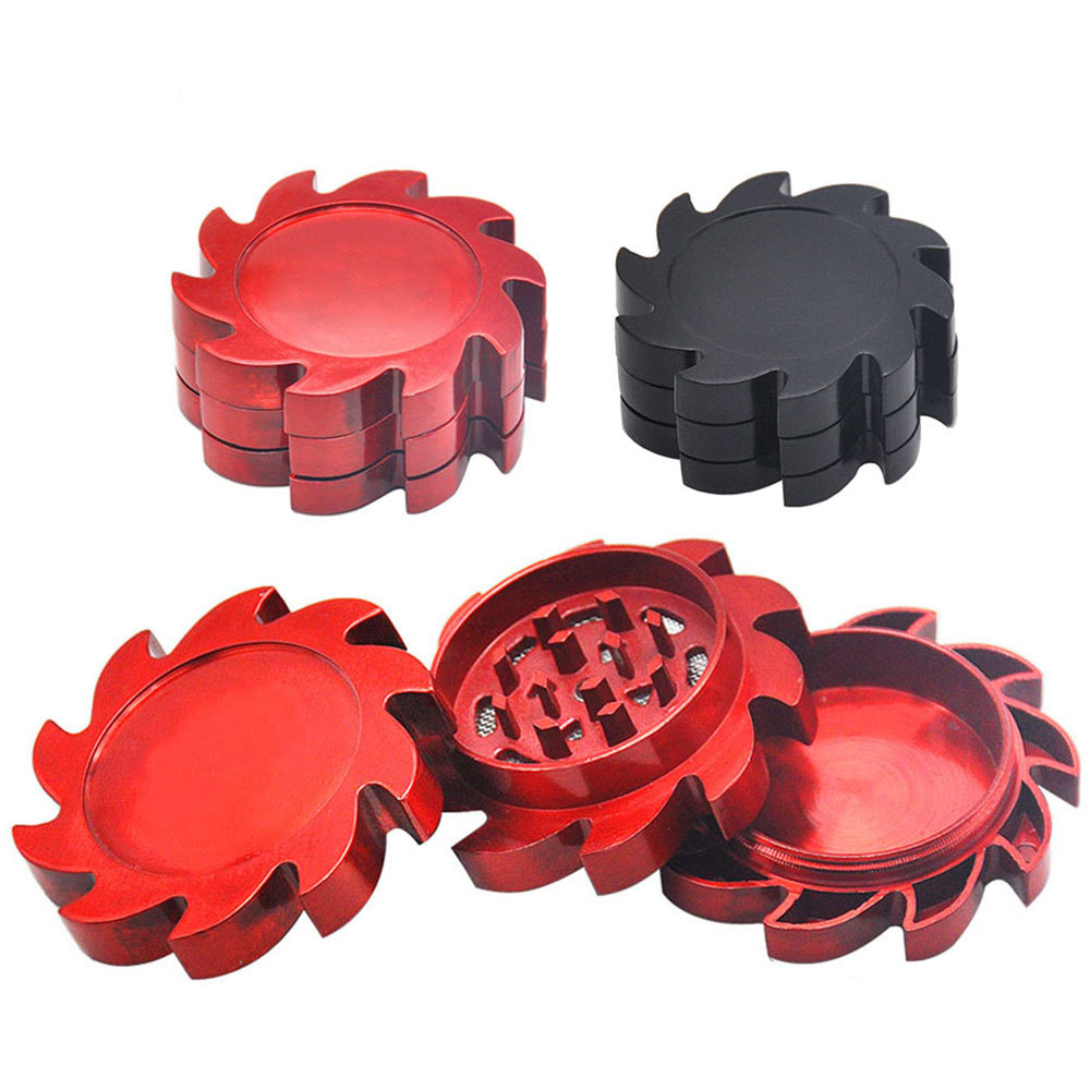 

Tobacco Herb Accessories Grinders Mix Color 56mm two layer mental grinder