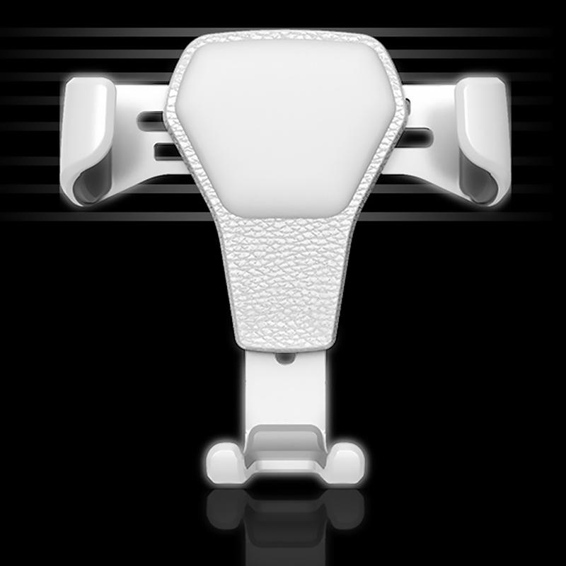 

Universal Car Phone Holder Leather Gravity Car Bracket Air Vent Stand Mount Smart Phone Support Telephone Voiture Accessories
