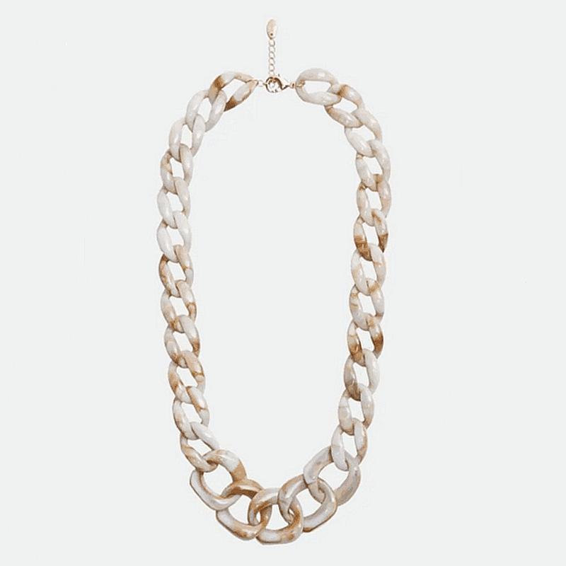 

FishSheep Statement Acrylic Chain Long Necklaces For Women Resin Chunky Collar Pendant Necklace 2020 Fashion Jewelry Bijoux Gift1