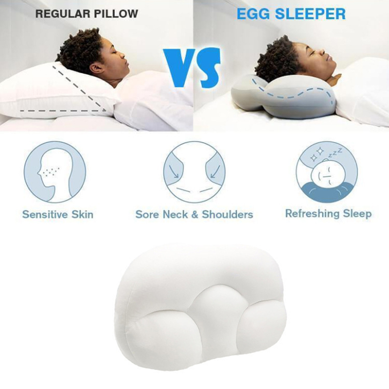 All Round Egg Sleeper Memory Foam Soft Orthopedic Pain Release 3D Neck